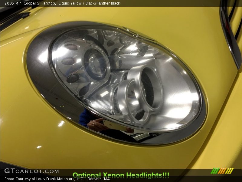 Liquid Yellow / Black/Panther Black 2005 Mini Cooper S Hardtop
