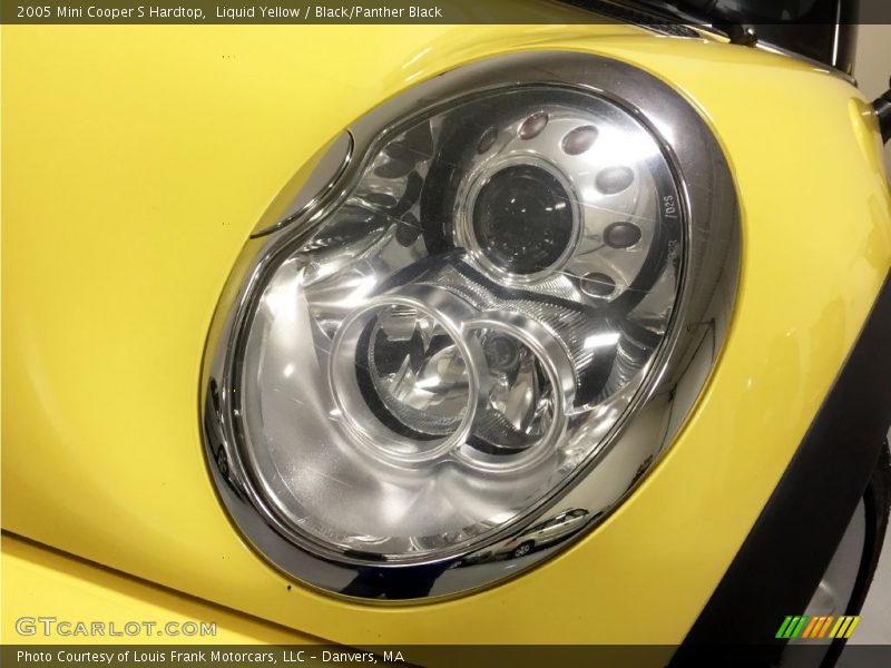 Liquid Yellow / Black/Panther Black 2005 Mini Cooper S Hardtop