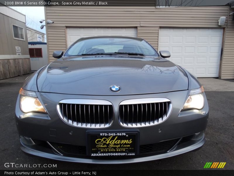 Space Grey Metallic / Black 2008 BMW 6 Series 650i Coupe