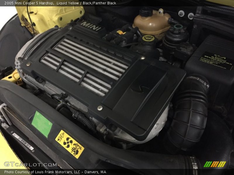 Liquid Yellow / Black/Panther Black 2005 Mini Cooper S Hardtop