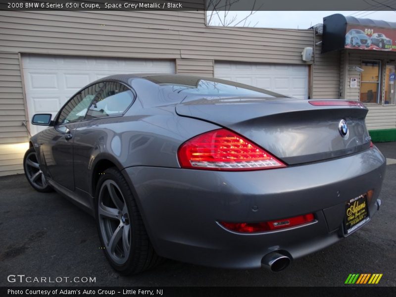 Space Grey Metallic / Black 2008 BMW 6 Series 650i Coupe