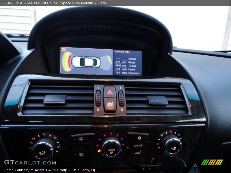 Space Grey Metallic / Black 2008 BMW 6 Series 650i Coupe