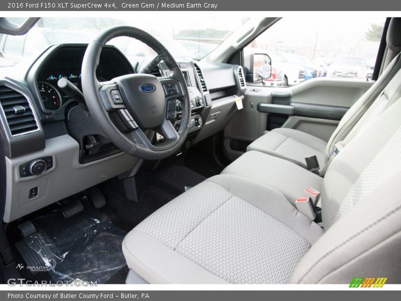 2016 F150 XLT SuperCrew 4x4 Medium Earth Gray Interior