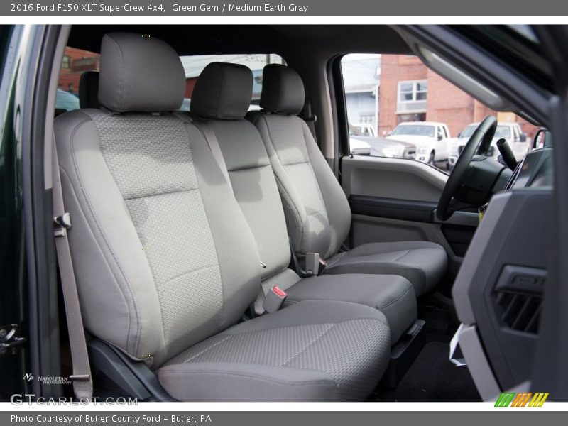 Green Gem / Medium Earth Gray 2016 Ford F150 XLT SuperCrew 4x4