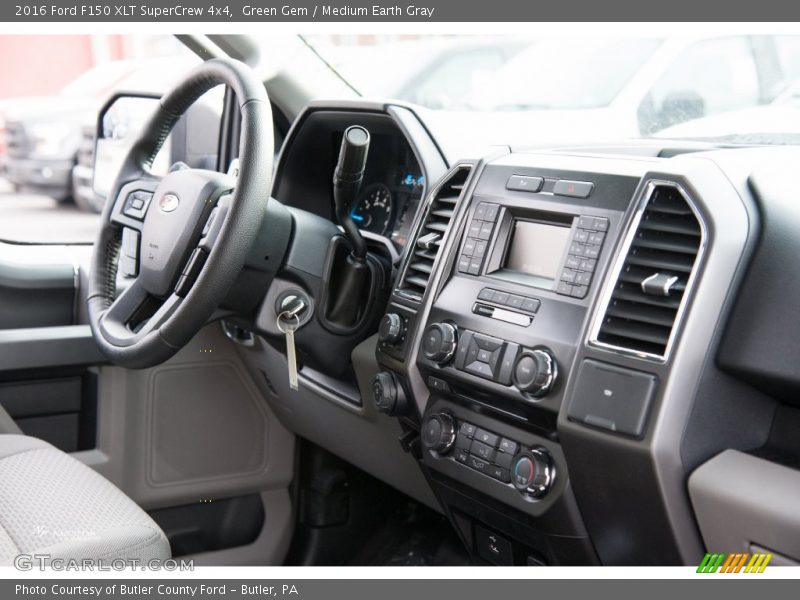 Green Gem / Medium Earth Gray 2016 Ford F150 XLT SuperCrew 4x4