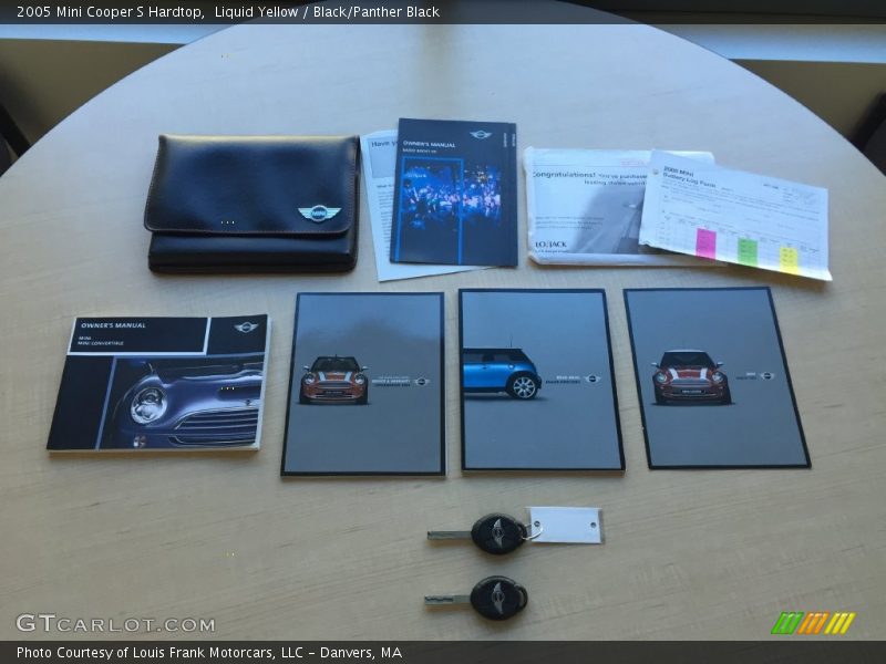 Liquid Yellow / Black/Panther Black 2005 Mini Cooper S Hardtop
