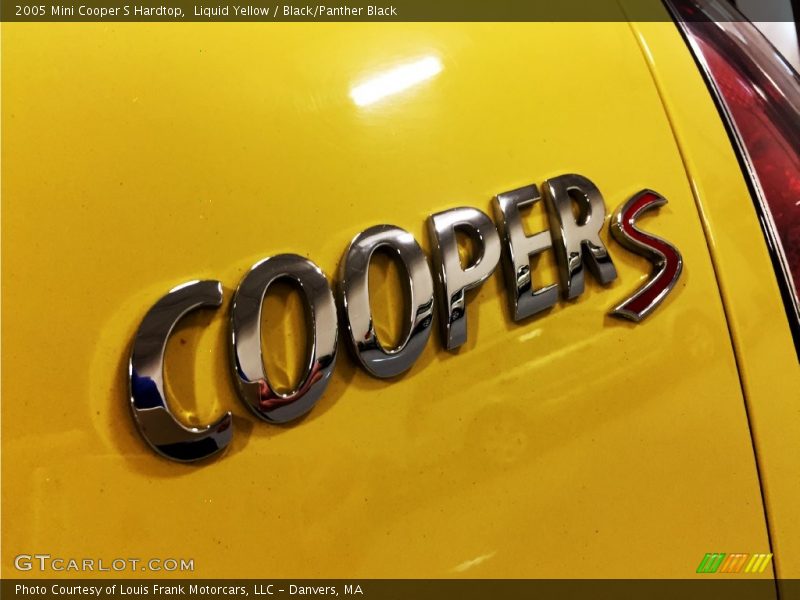 Liquid Yellow / Black/Panther Black 2005 Mini Cooper S Hardtop