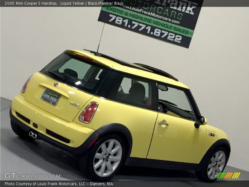 Liquid Yellow / Black/Panther Black 2005 Mini Cooper S Hardtop