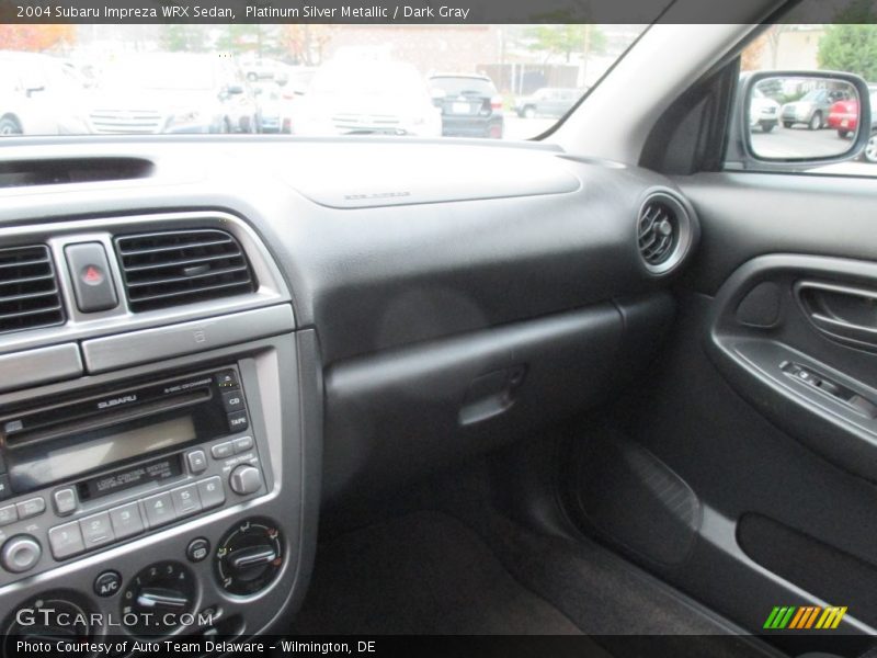 Platinum Silver Metallic / Dark Gray 2004 Subaru Impreza WRX Sedan