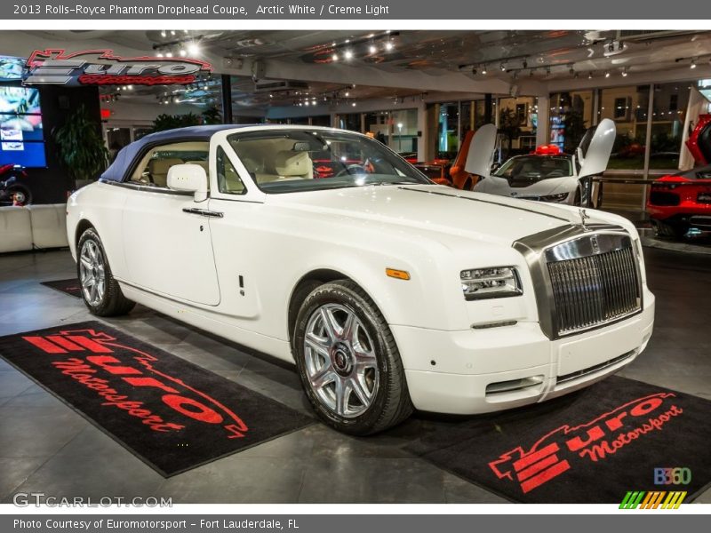 Arctic White / Creme Light 2013 Rolls-Royce Phantom Drophead Coupe