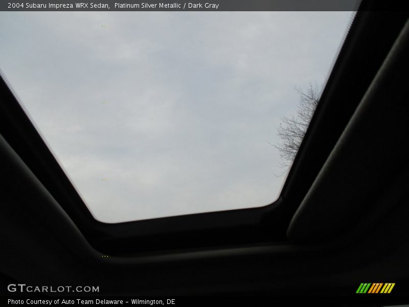 Platinum Silver Metallic / Dark Gray 2004 Subaru Impreza WRX Sedan
