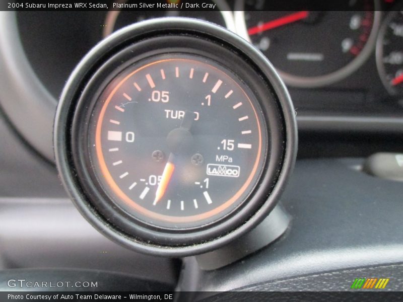 Platinum Silver Metallic / Dark Gray 2004 Subaru Impreza WRX Sedan