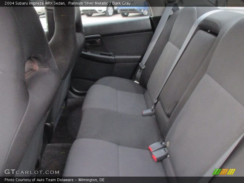 Platinum Silver Metallic / Dark Gray 2004 Subaru Impreza WRX Sedan