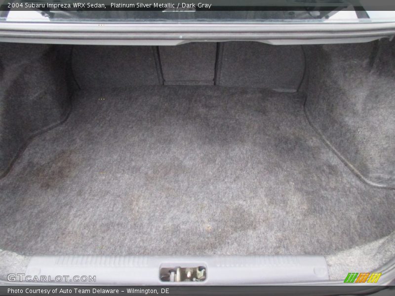 Platinum Silver Metallic / Dark Gray 2004 Subaru Impreza WRX Sedan