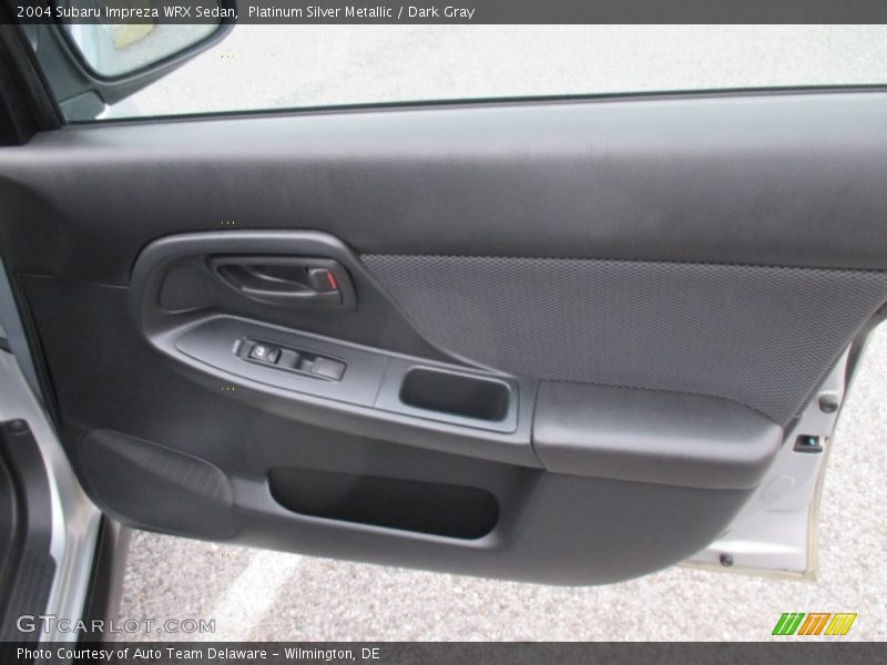 Platinum Silver Metallic / Dark Gray 2004 Subaru Impreza WRX Sedan