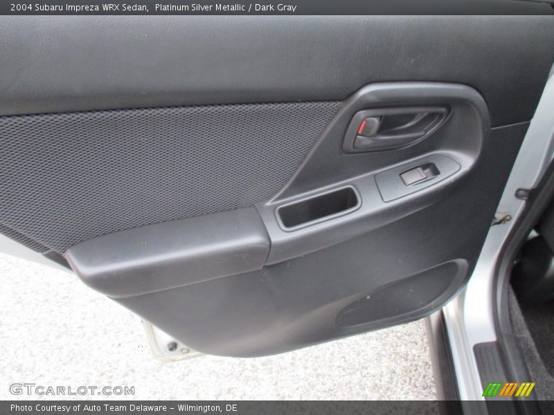 Platinum Silver Metallic / Dark Gray 2004 Subaru Impreza WRX Sedan