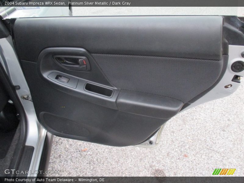 Platinum Silver Metallic / Dark Gray 2004 Subaru Impreza WRX Sedan
