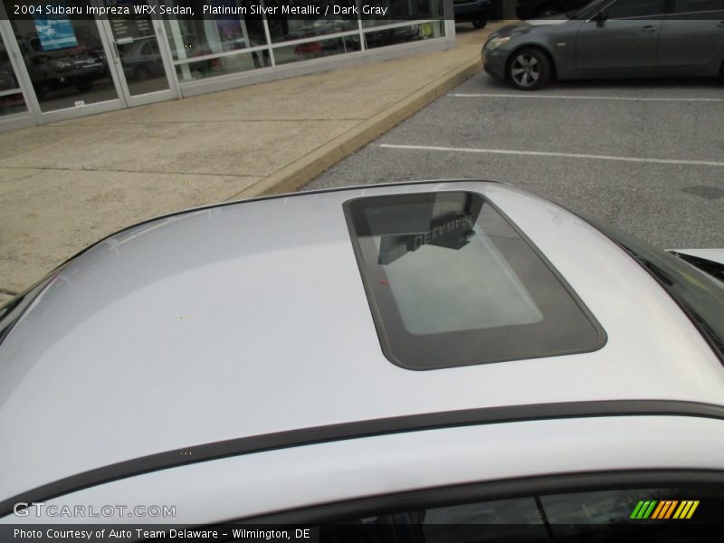 Platinum Silver Metallic / Dark Gray 2004 Subaru Impreza WRX Sedan