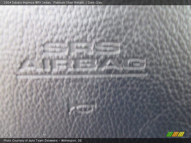 Platinum Silver Metallic / Dark Gray 2004 Subaru Impreza WRX Sedan