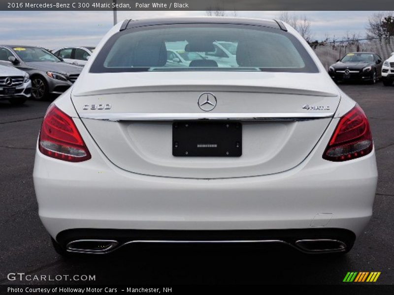 Polar White / Black 2016 Mercedes-Benz C 300 4Matic Sedan