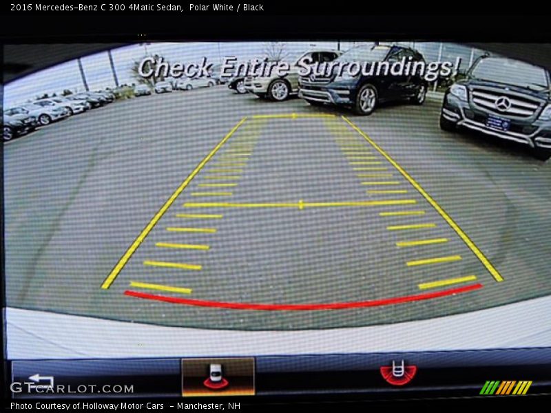 Polar White / Black 2016 Mercedes-Benz C 300 4Matic Sedan