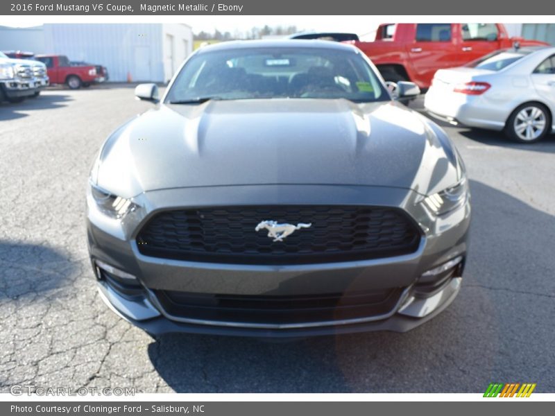 Magnetic Metallic / Ebony 2016 Ford Mustang V6 Coupe