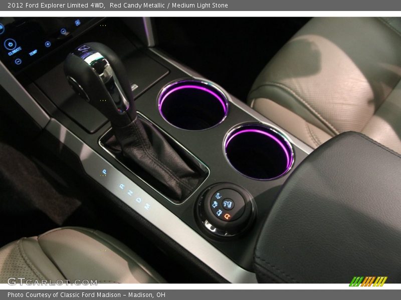 Red Candy Metallic / Medium Light Stone 2012 Ford Explorer Limited 4WD