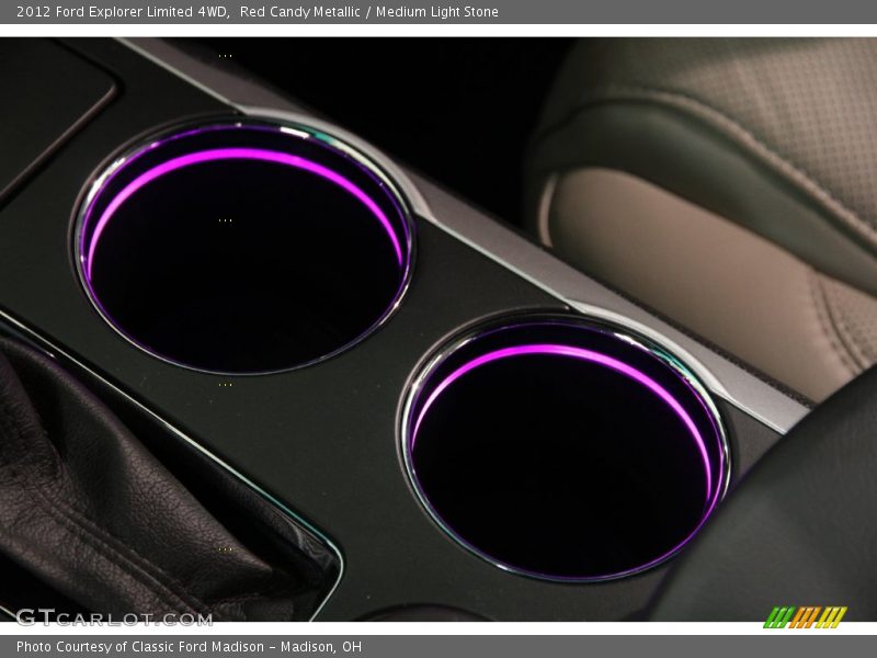 Red Candy Metallic / Medium Light Stone 2012 Ford Explorer Limited 4WD