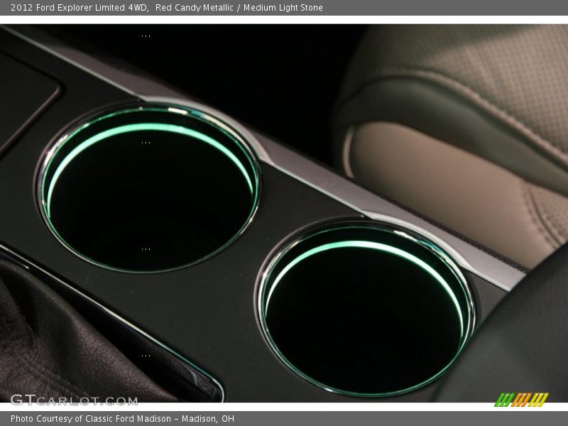 Red Candy Metallic / Medium Light Stone 2012 Ford Explorer Limited 4WD