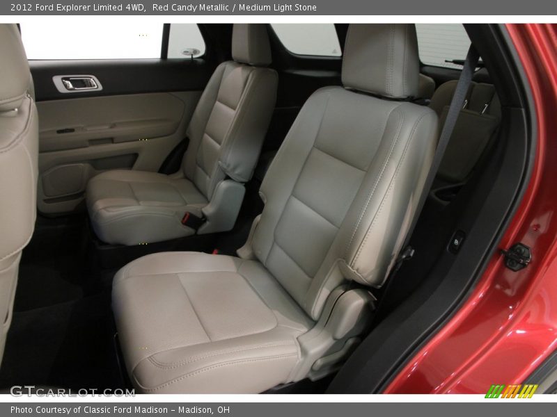 Red Candy Metallic / Medium Light Stone 2012 Ford Explorer Limited 4WD