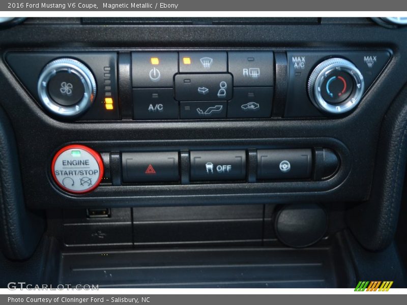 Magnetic Metallic / Ebony 2016 Ford Mustang V6 Coupe