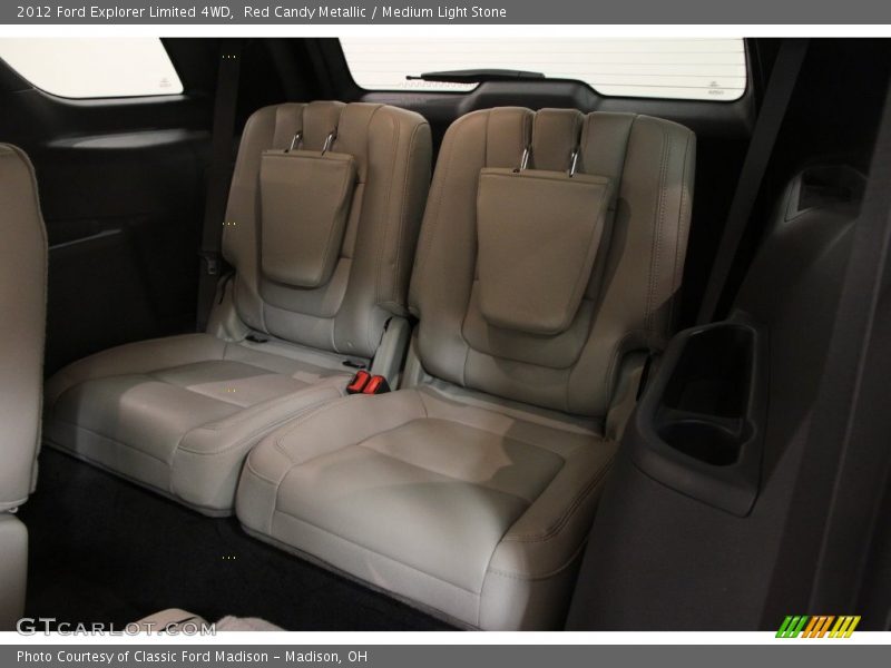 Red Candy Metallic / Medium Light Stone 2012 Ford Explorer Limited 4WD