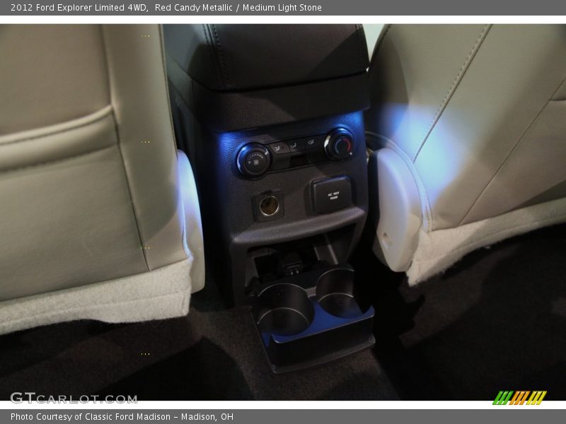 Red Candy Metallic / Medium Light Stone 2012 Ford Explorer Limited 4WD