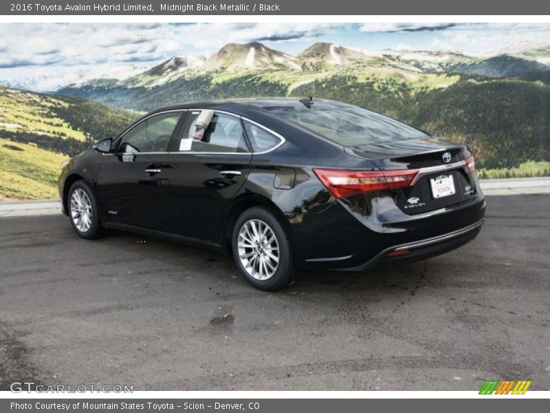 Midnight Black Metallic / Black 2016 Toyota Avalon Hybrid Limited