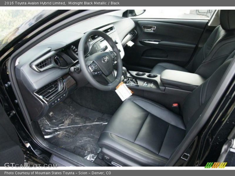 Black Interior - 2016 Avalon Hybrid Limited 