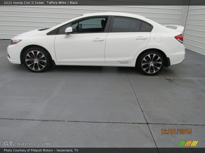 Taffeta White / Black 2013 Honda Civic Si Sedan