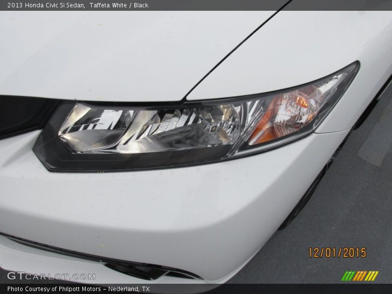 Taffeta White / Black 2013 Honda Civic Si Sedan