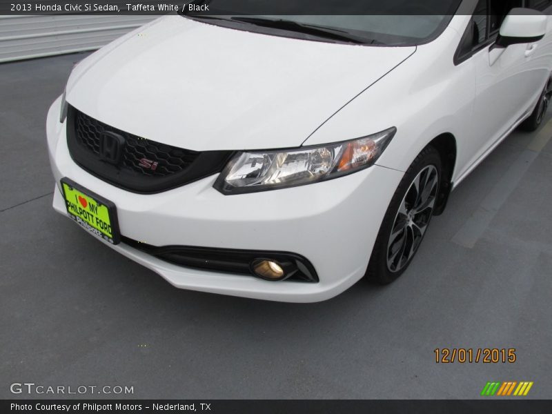 Taffeta White / Black 2013 Honda Civic Si Sedan