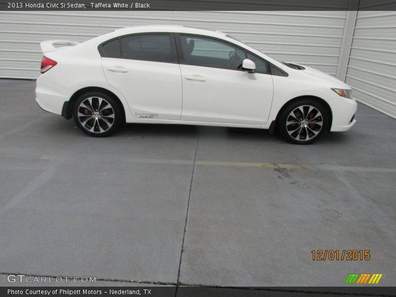 Taffeta White / Black 2013 Honda Civic Si Sedan