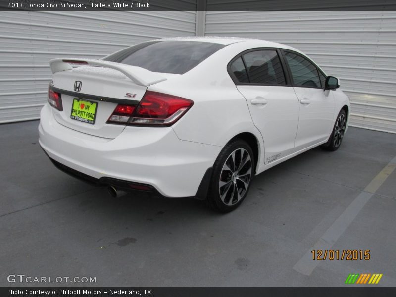 Taffeta White / Black 2013 Honda Civic Si Sedan