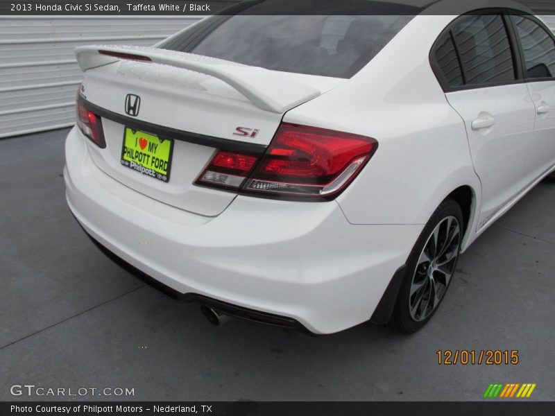 Taffeta White / Black 2013 Honda Civic Si Sedan