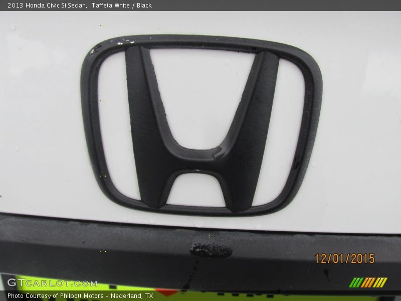 Taffeta White / Black 2013 Honda Civic Si Sedan