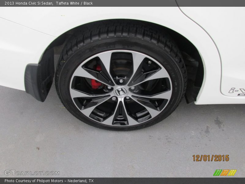 Taffeta White / Black 2013 Honda Civic Si Sedan