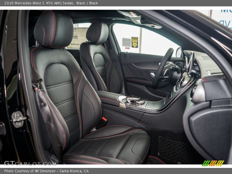 Black / Black 2016 Mercedes-Benz C 450 AMG Sedan