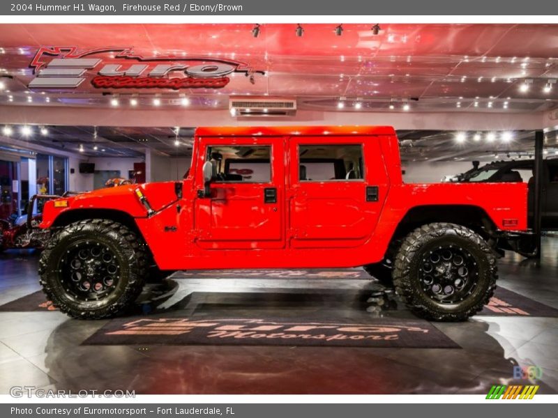 Firehouse Red / Ebony/Brown 2004 Hummer H1 Wagon