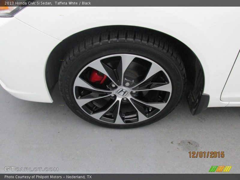 Taffeta White / Black 2013 Honda Civic Si Sedan