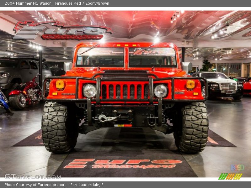 Firehouse Red / Ebony/Brown 2004 Hummer H1 Wagon