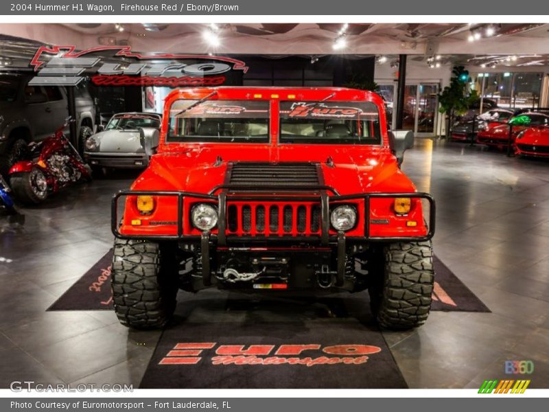 Firehouse Red / Ebony/Brown 2004 Hummer H1 Wagon