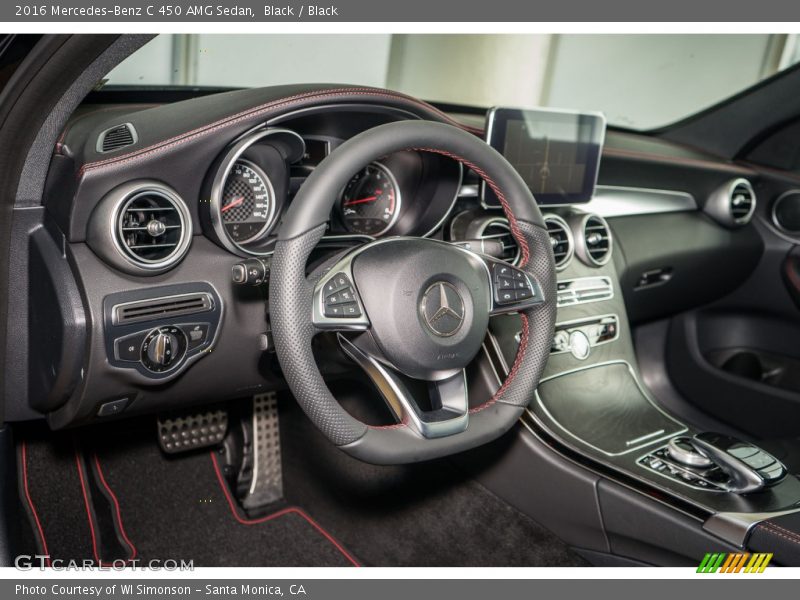 Black / Black 2016 Mercedes-Benz C 450 AMG Sedan