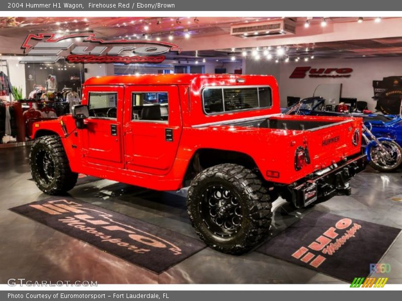 Firehouse Red / Ebony/Brown 2004 Hummer H1 Wagon